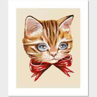 Ginger Cat Posters and Art